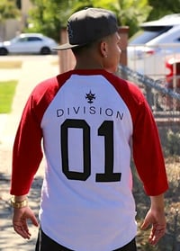 Image 2 of Royalty Division (Red/White) Baseball Tee
