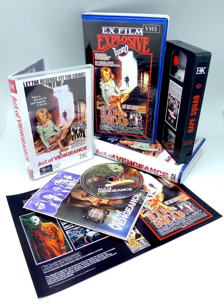 Image of ACT OF VENGEANCE - DVD +VHS Bundle