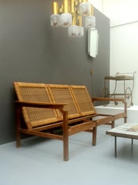 Image 1 of French Cane Sofa