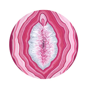Image of Mother Mary Crystal Vulva