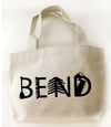 Bend Oregon Letters Small Canvas Tote Bag