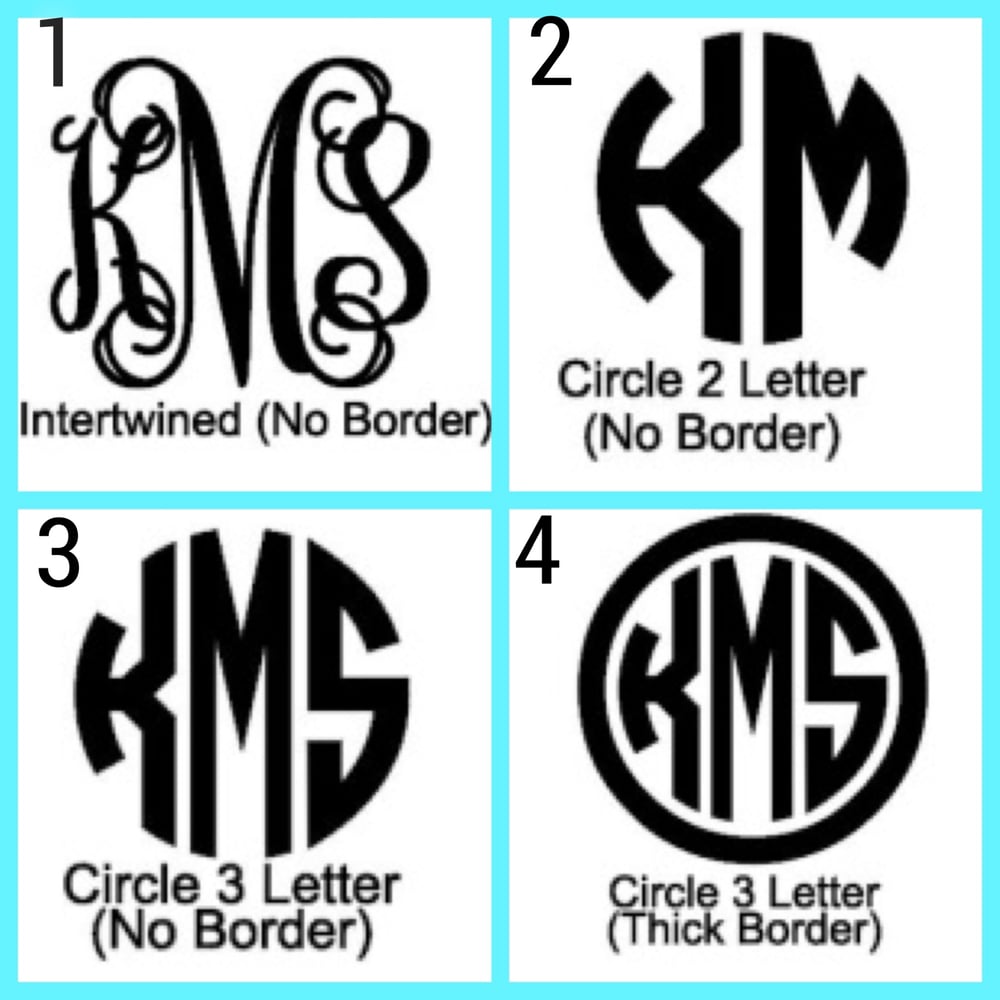 Image of DIY Monogram Iron-On