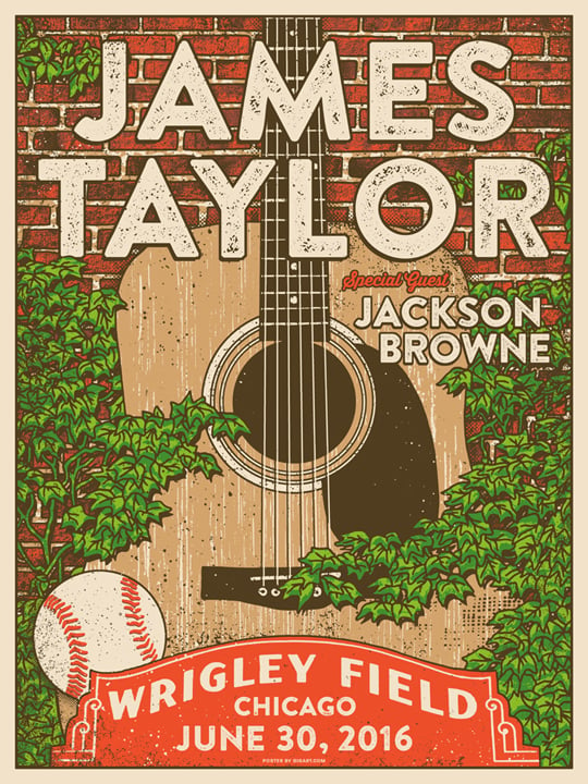 Image of James Taylor Wrigley Field 2016