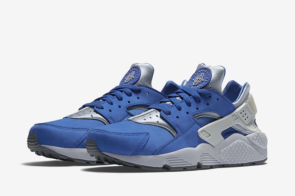 Image of NIKE HUARACHE RUN PREMIUM (ROYAL/GREY-GREY)