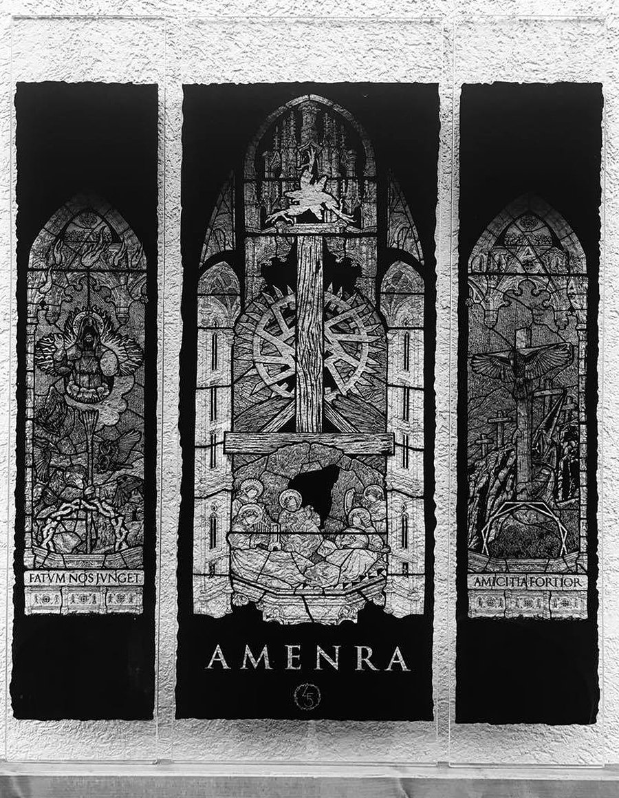 Image of Triptych of Ra - Stained-Glass - Pre-order