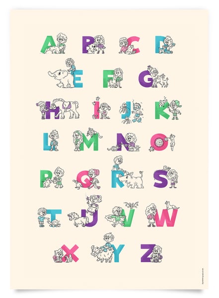 Image of Alphabet Poster