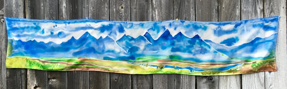 Image of The Tetons - Hand Painted