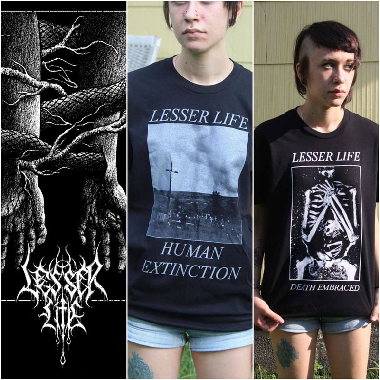 Image of Slit Wrists / Human Extinction / Death Embraced shirts