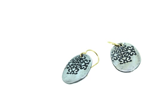 Image of love talisman dangle earrings . E-c37