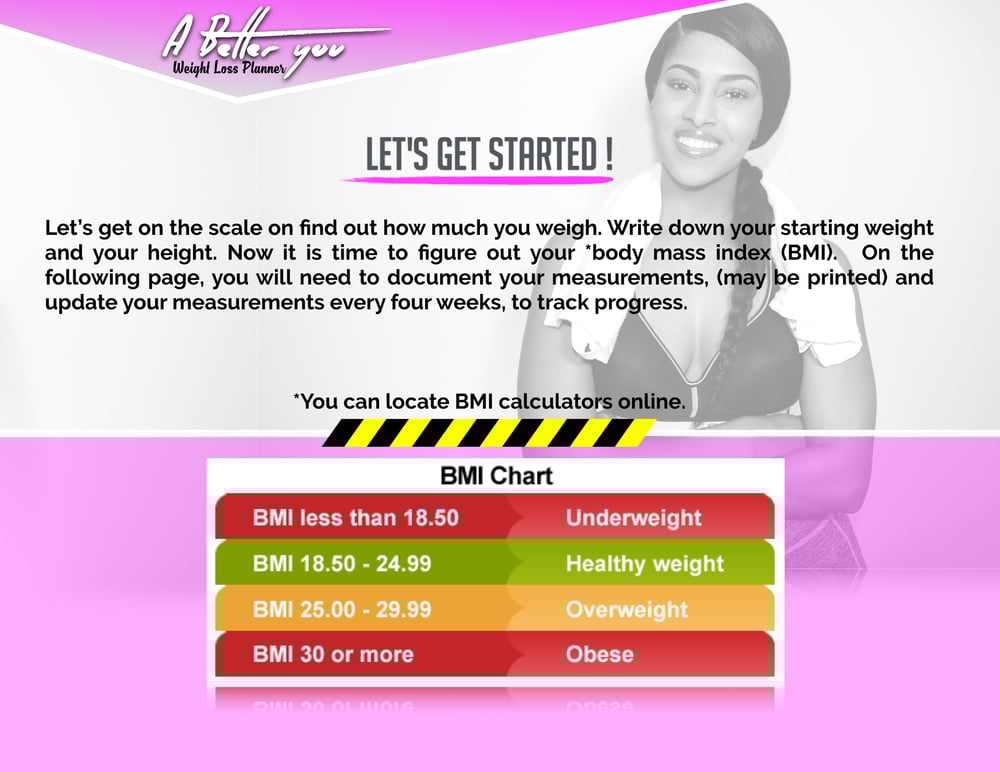 A BETTER YOU" WORKOUT PLANNER *Best Seller