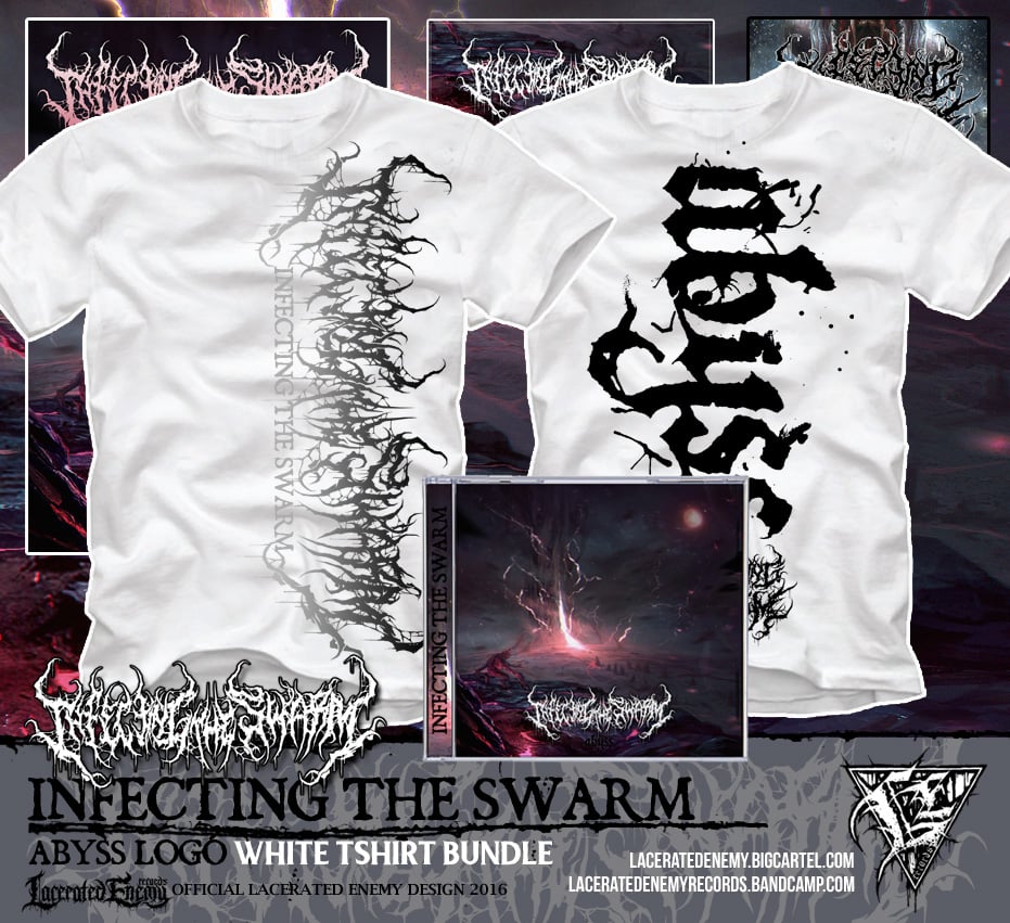 INFECTING THE SWARM - Abyss Logo Tshirt CD / Digipack Bundle