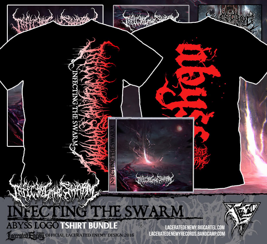 INFECTING THE SWARM - Abyss Logo Tshirt CD / Digipack Bundle