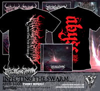 Image 2 of INFECTING THE SWARM - Abyss Logo Tshirt CD / Digipack Bundle
