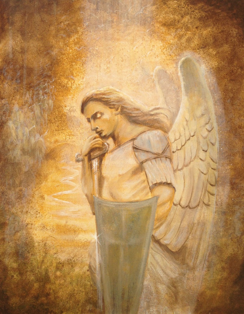 Image of Archangel Michael 'The Battle is Won'