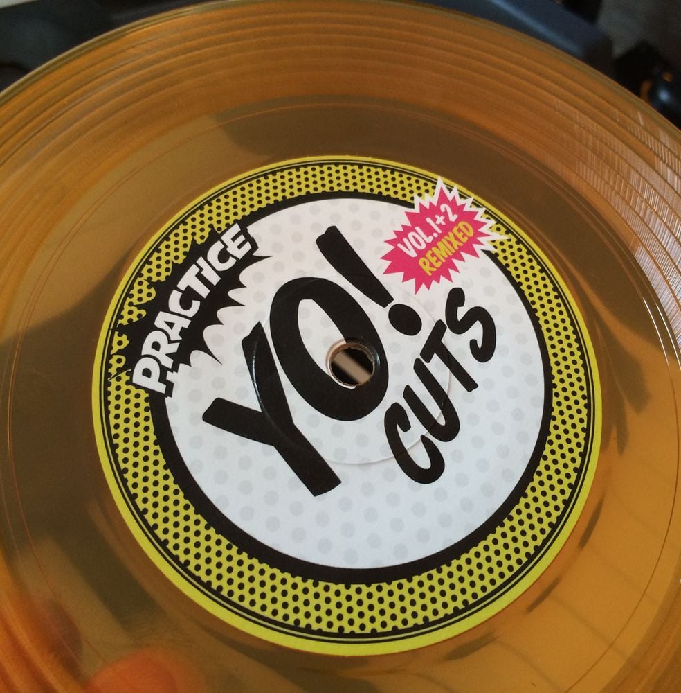 Image of Practice Yo! Cuts V1 and V2 remixed (orange limited edition 7")