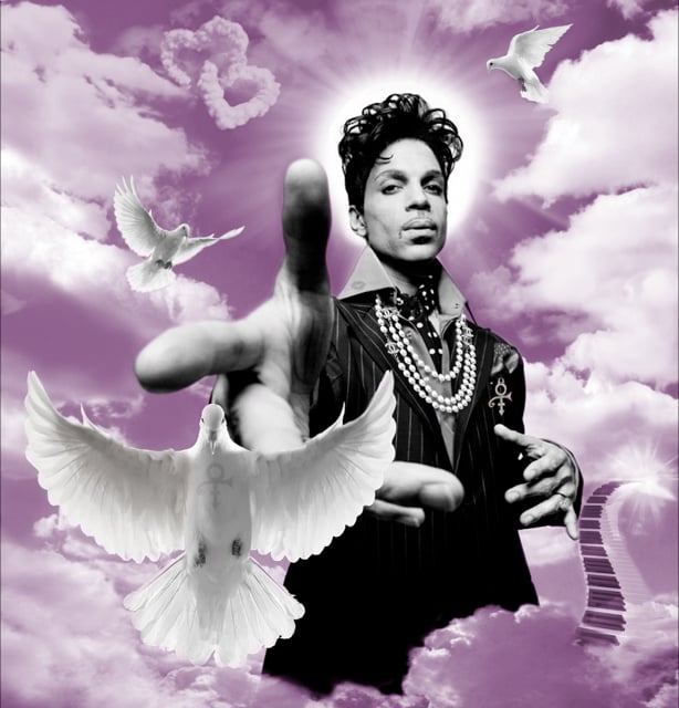 Image of Prince. Purple