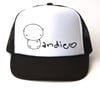 ANDIE bear black trucker hat
