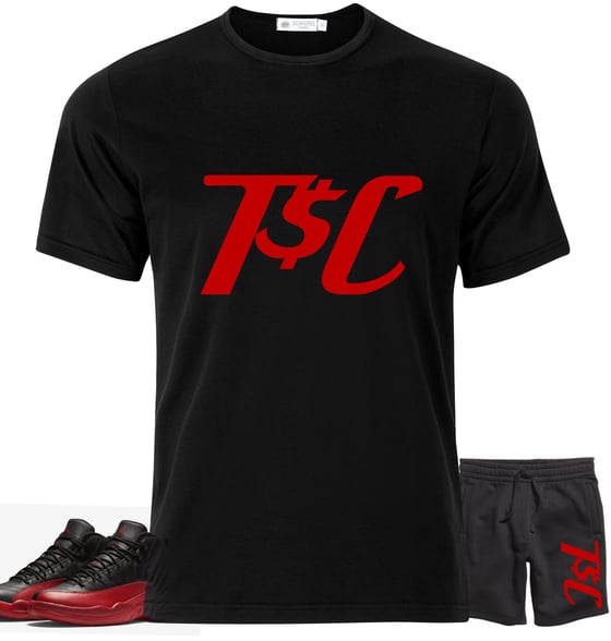 Image of Black / Red T$C Jogger Fit