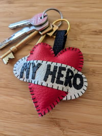 Image 4 of Father's Day Personalised Heart Keyring