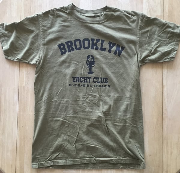 Image of Brooklyn Yacht Club "GPS" tee - Olive