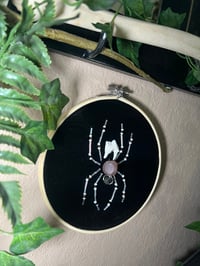 Image 2 of "Garden Spider" Tooth Embroidery Piece
