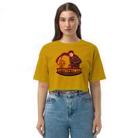 Image 5 of Old HotCheetoMan's Logo Women Loose drop shoulder crop top