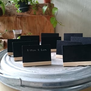 Small Table Top Chalkboard with Pinewood Base Border