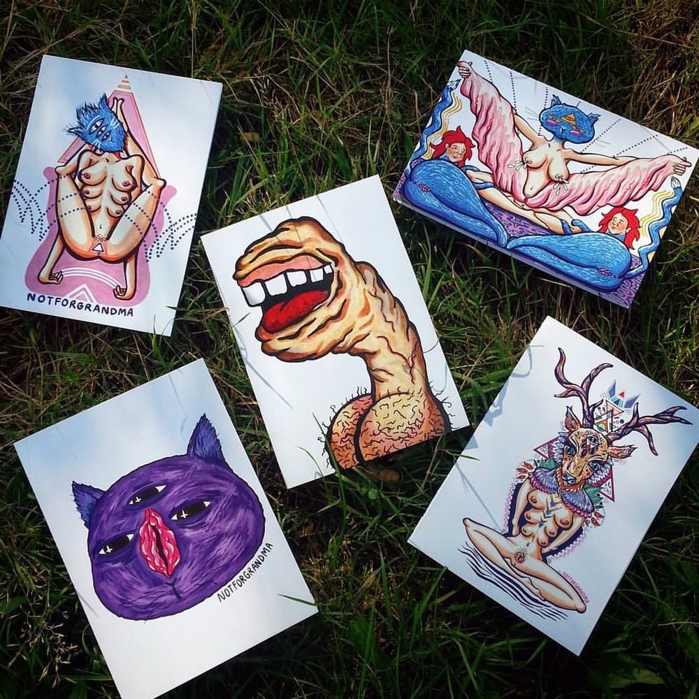 Image of Sicko Greeting Card 5-Pack