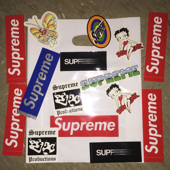 Image of Supreme stickers
