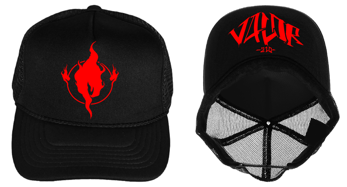 Creative Works Clothing — Team Valor 210 Flat bill Trucker Hat