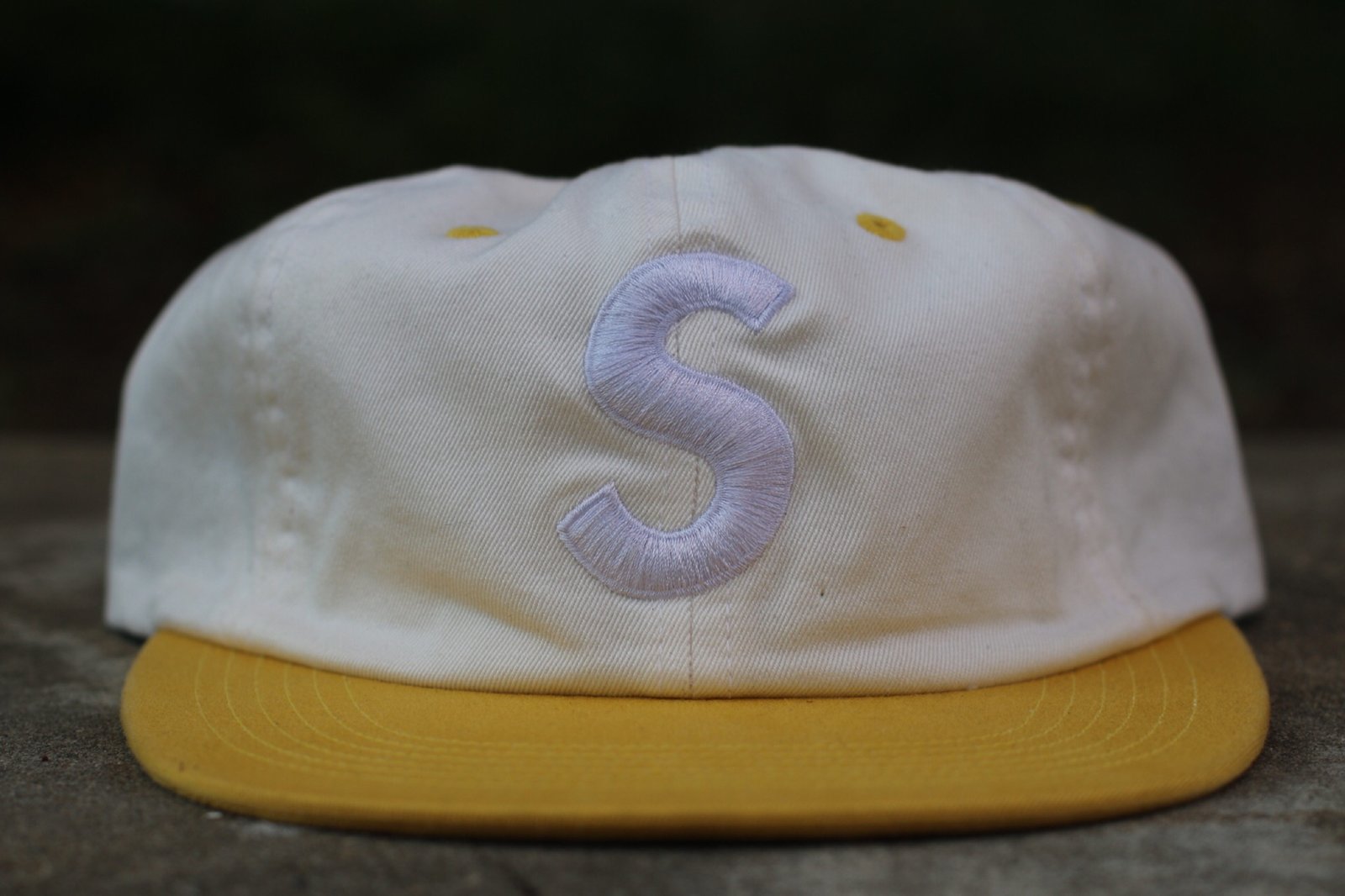 H3atsol3sNY — Supreme SS 16 Two Tone Yellow S Cap