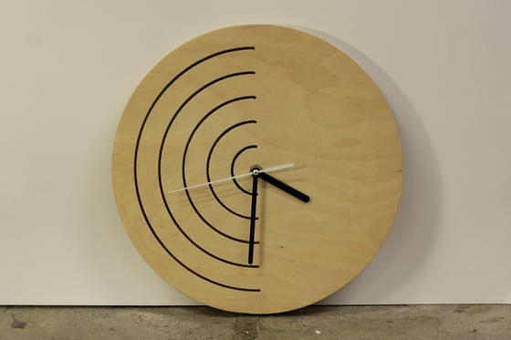 Image of Plywood Path Clock