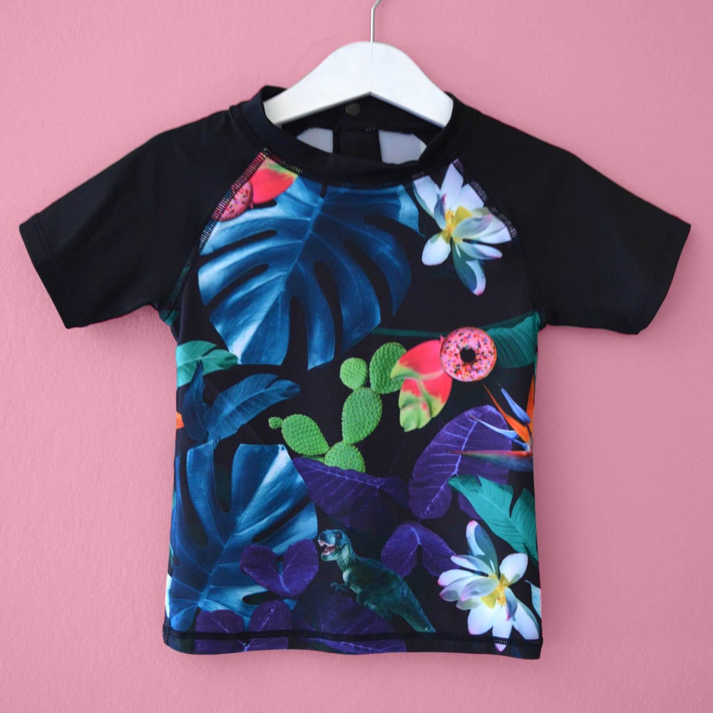 Image of Tropical Terror Kids Rashie - Short Sleeve