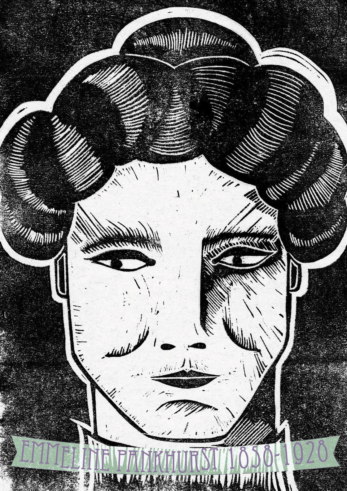 Image of Emmeline Pankhurst By Nell Smith