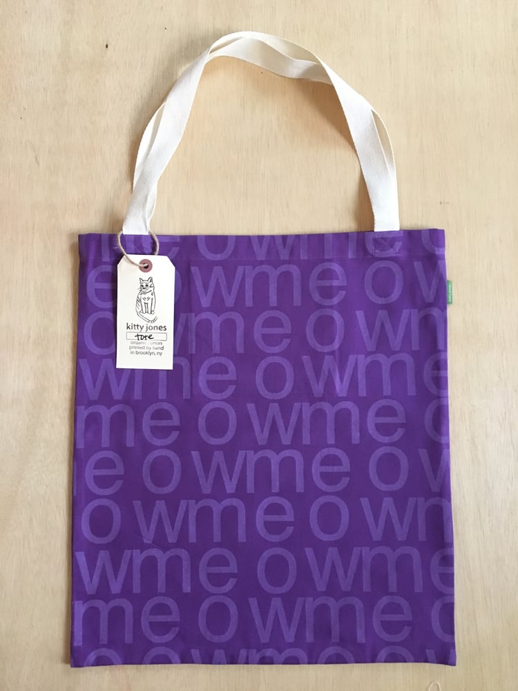 Image of meow tote (orchid)