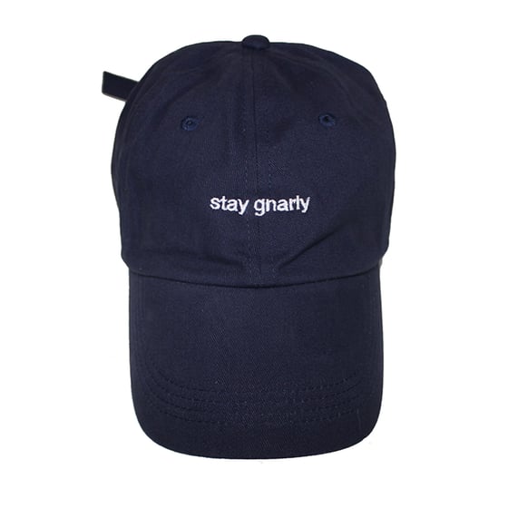 Image of Stay Gnarly Dad Hat Navy (Embroidered)