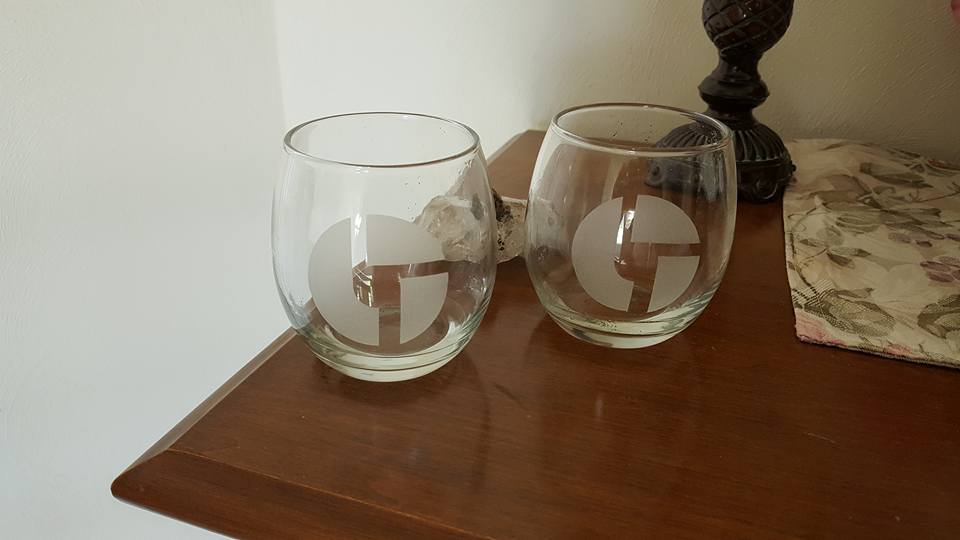 Image of set bisco whiskey glasses