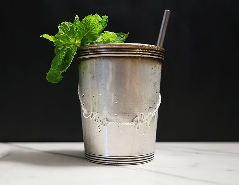 Image of Mint Julep Cocktail Necklace