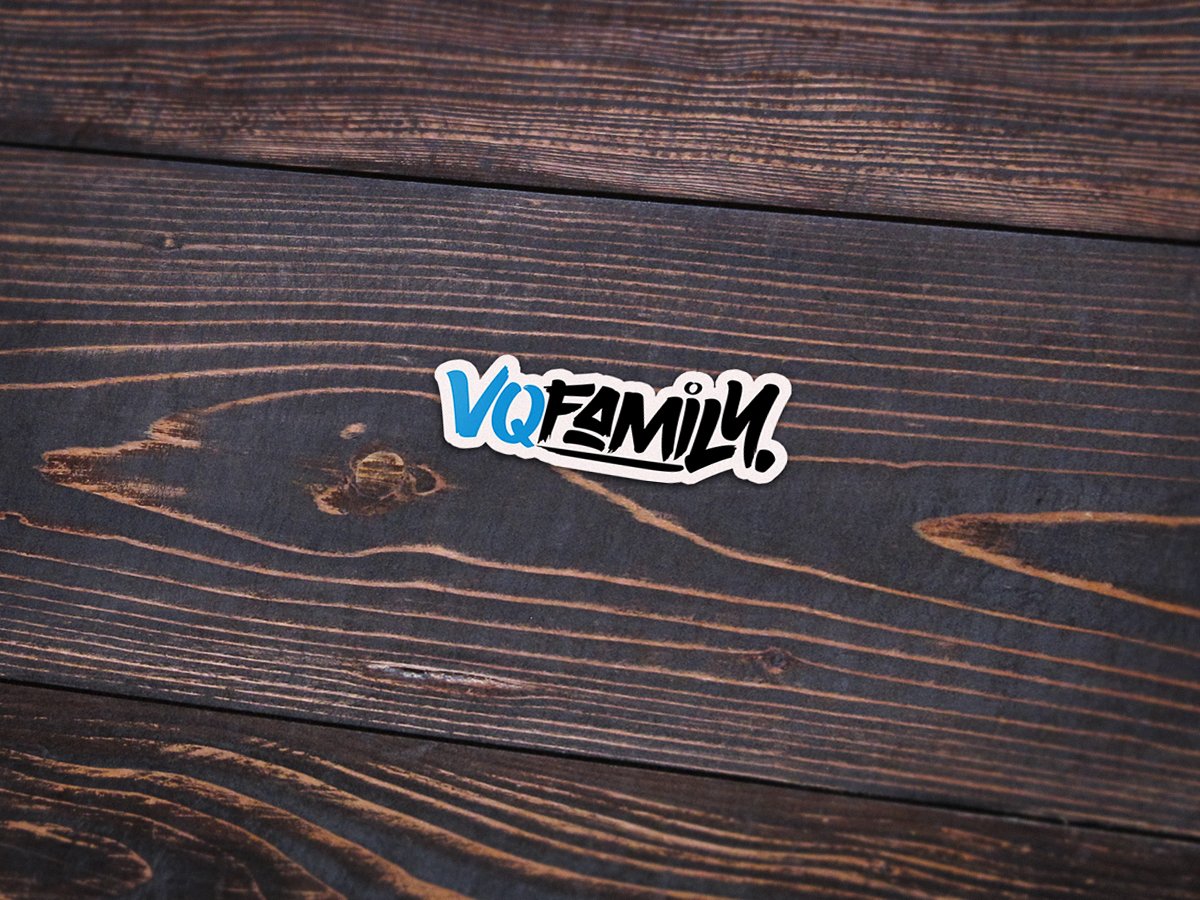 Image of VQFAMILY CONTOUR CUT STICKER