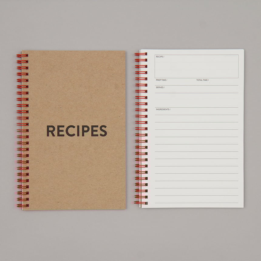 REDSTAR ink — Recipes Journal