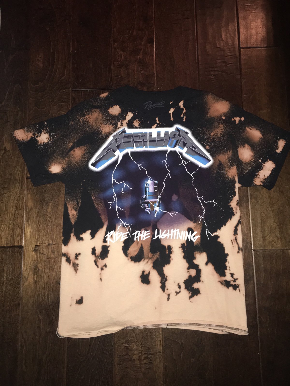 Metallica shirts bleached on sale