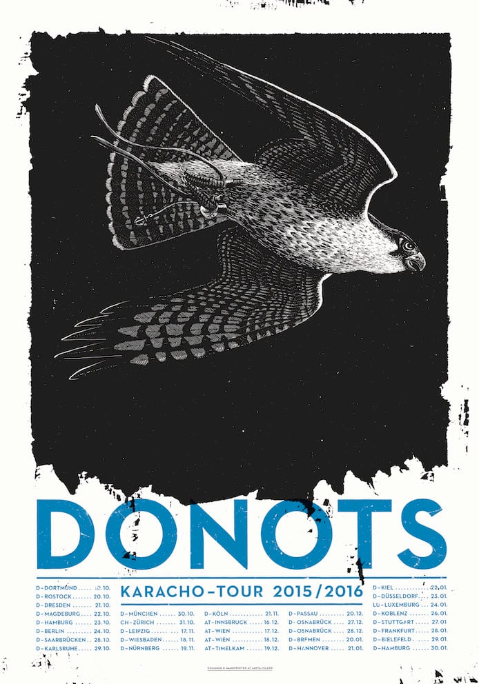 DONOTS Gig Poster Janta Island donots-gig-poster-janta-island