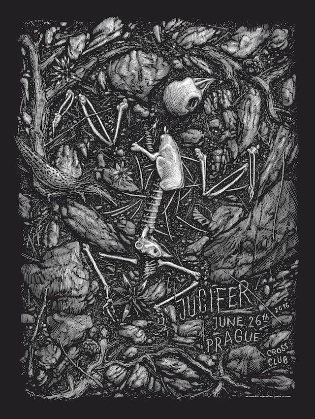 Image of »Jucifer« Gig-Poster