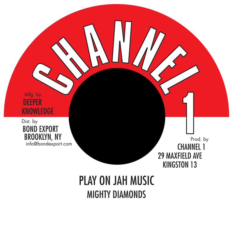 Image of Mighty Diamonds - Play On Jah Music 7" (Channel 1)