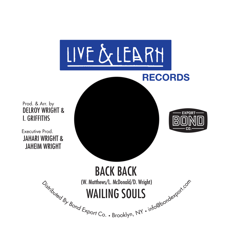 Image of Wailing Souls - Back Back 7" (Live & Learn)