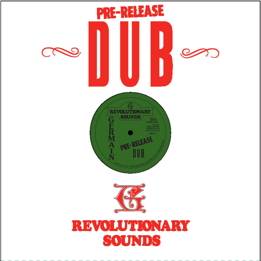 Image of Germain - Pre-Release Dub LP (Germain Revolutionary Sounds)