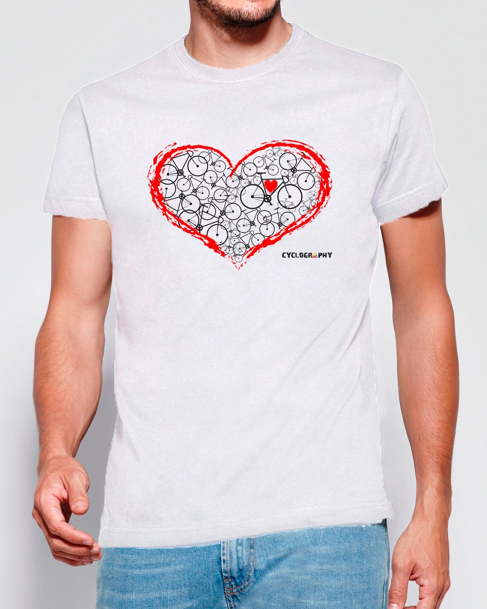 BIKE HEART WHITE
