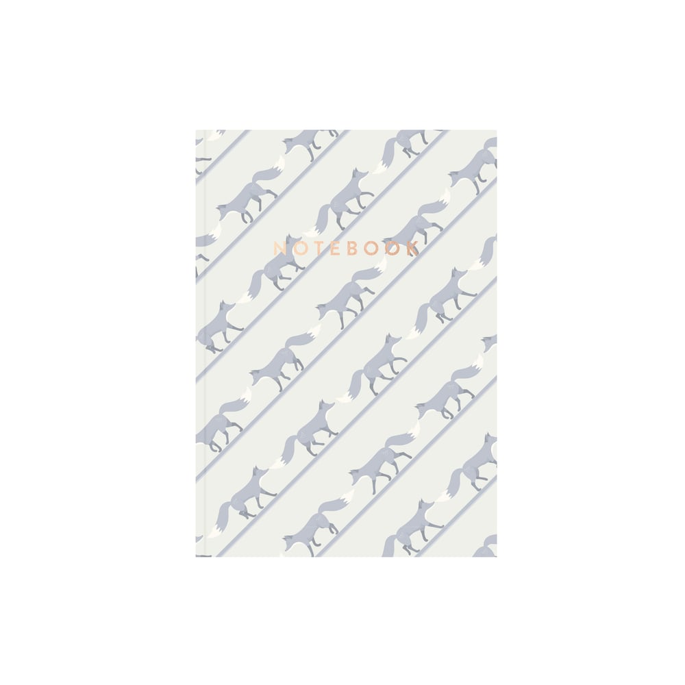 Image of Quinnstripe Notebook (Beauregarde Blue)