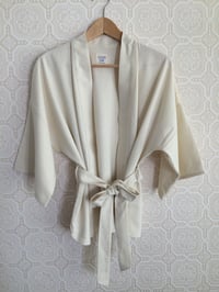 Image 1 of COSTA SUR- Silk Wrap Top w/handloomed belt