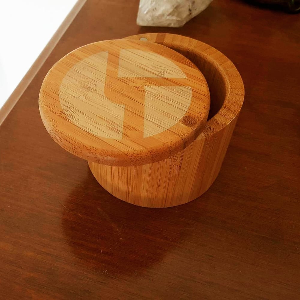 Image of Bamboo stash jar